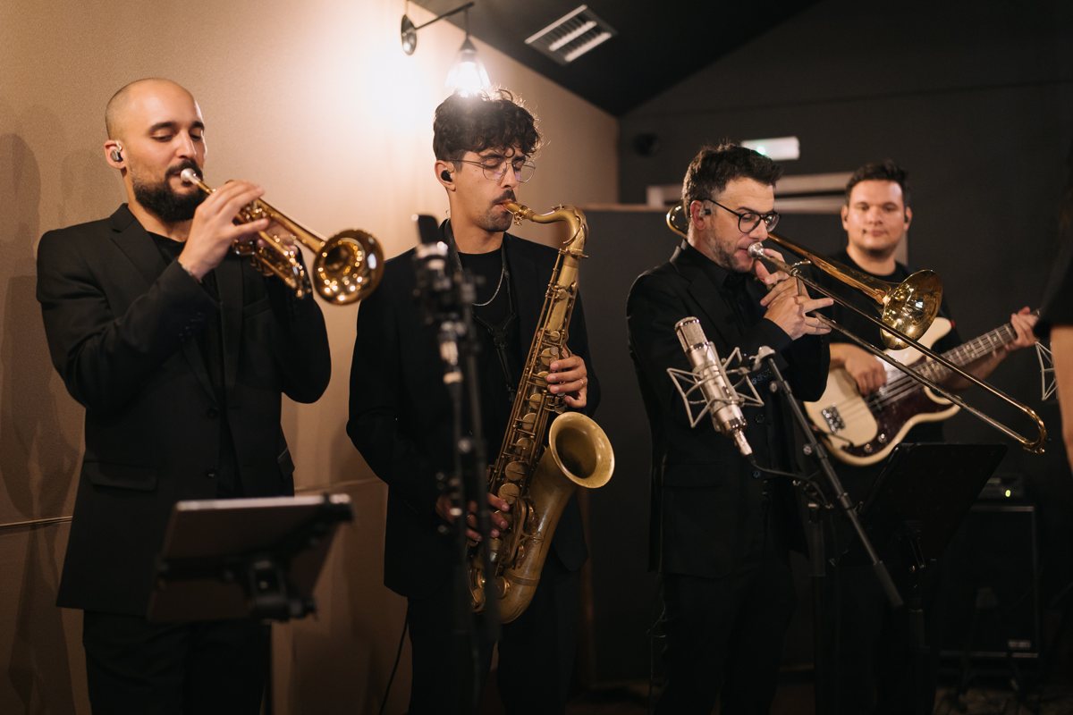 Secção de metais da Gala Grooves